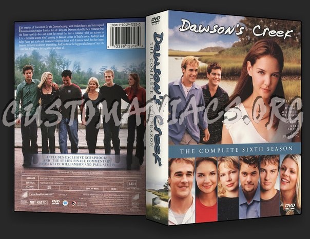 Dawson's Creek Season 6 dvd cover