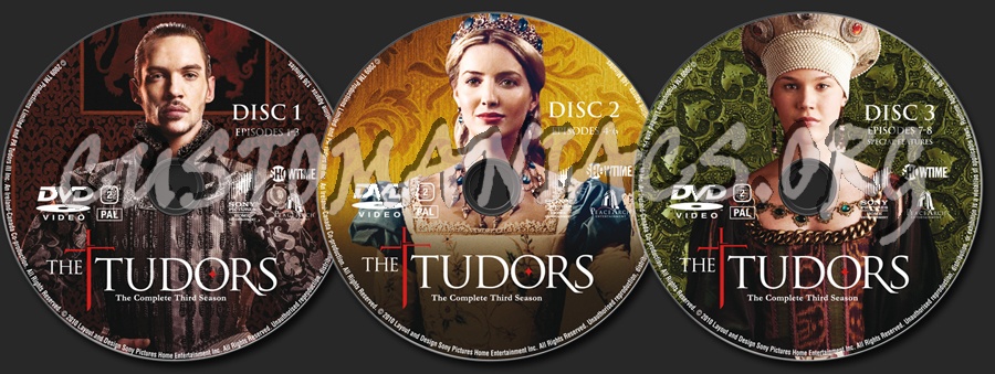 The Tudors Season 3 dvd label - DVD Covers & Labels by Customaniacs, id ...