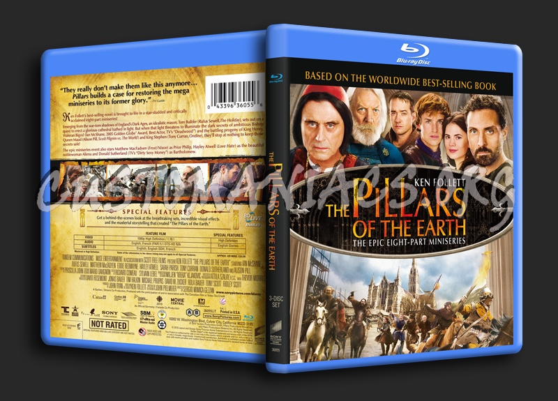 The Pillars of the Earth blu-ray cover