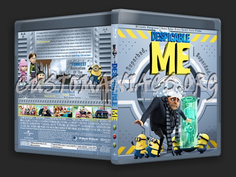 Despicable Me blu-ray cover