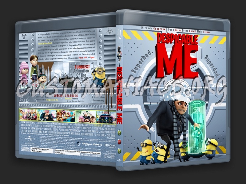 Despicable Me blu-ray cover