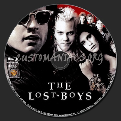 The Lost Boys blu-ray label