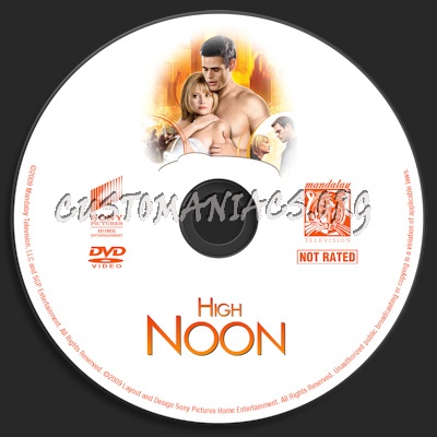 High Noon dvd label