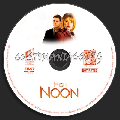 High Noon dvd label