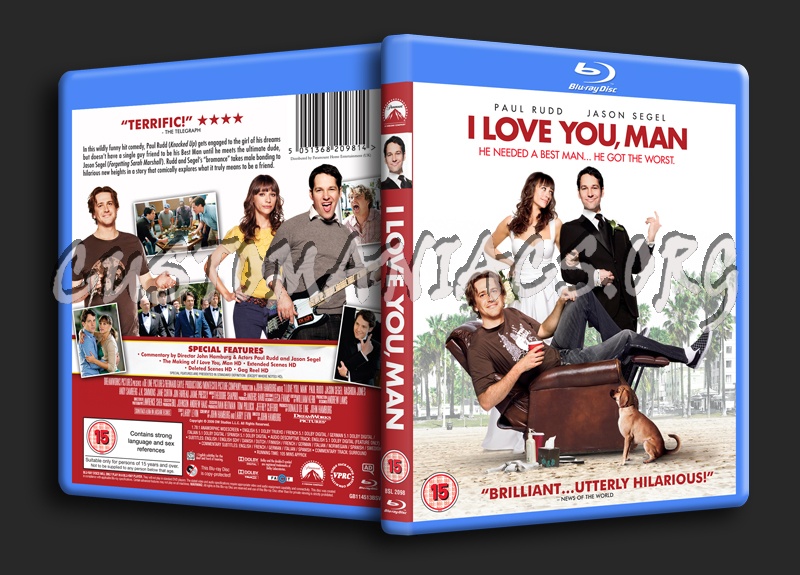 I Love You, Man blu-ray cover