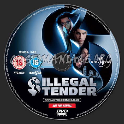 Illegal Tender dvd label