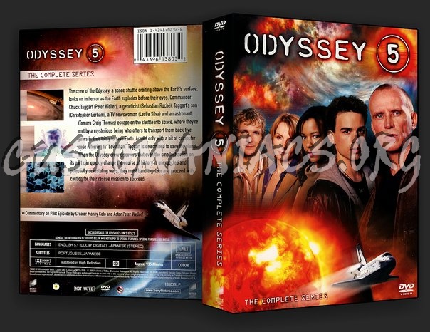 Odyssey 5 The Complete Series dvd cover