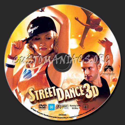 Streetdance 3D dvd label