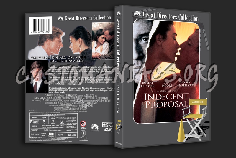 Indecent Proposal dvd cover