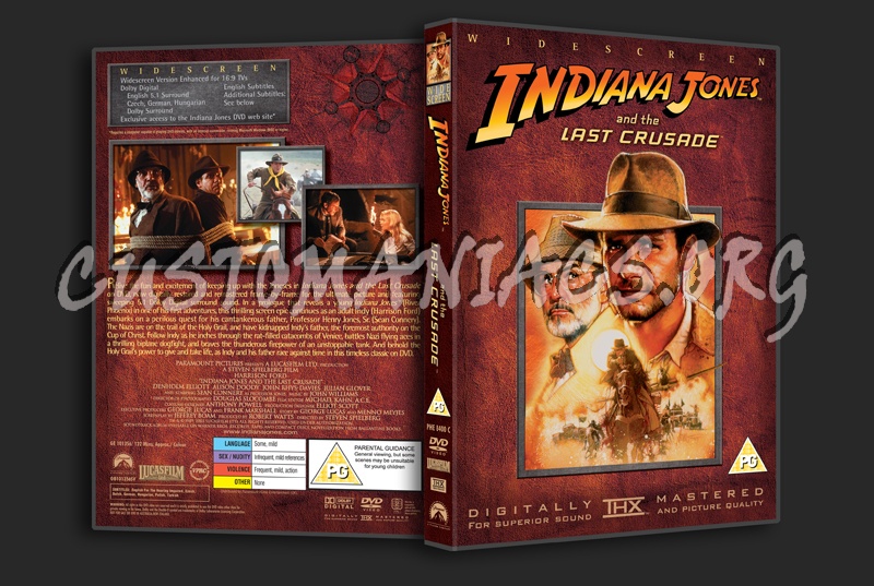 Indiana Jones and the last Crusade dvd cover