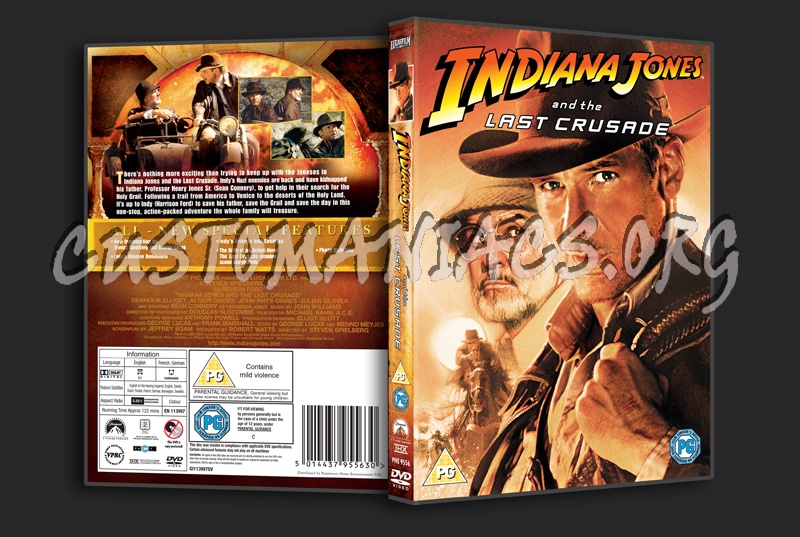 Indiana Jones and the last Crusade dvd cover