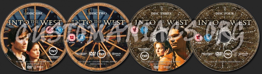 Into the West dvd label