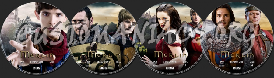 Merlin - Season 1 dvd label