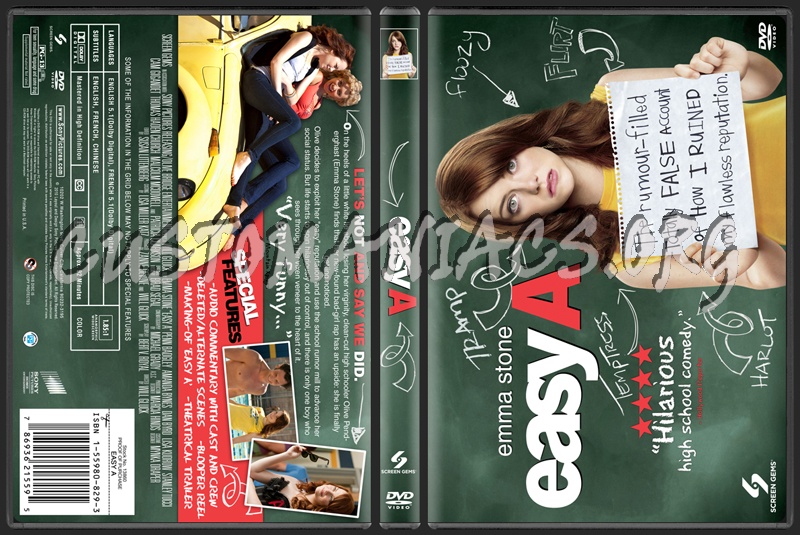 Easy A dvd cover