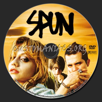 Spun dvd label