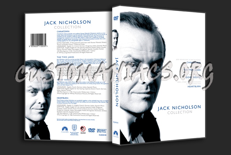 Jack Nicholson Collection dvd cover