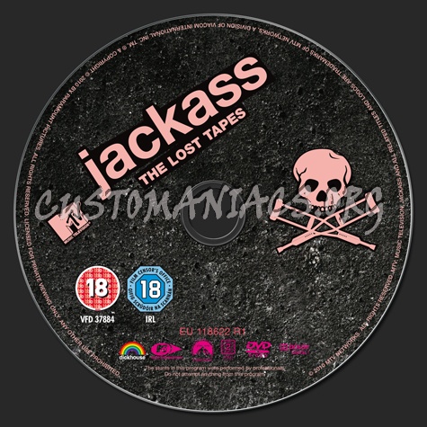 Jackass The Lost Tapes dvd label