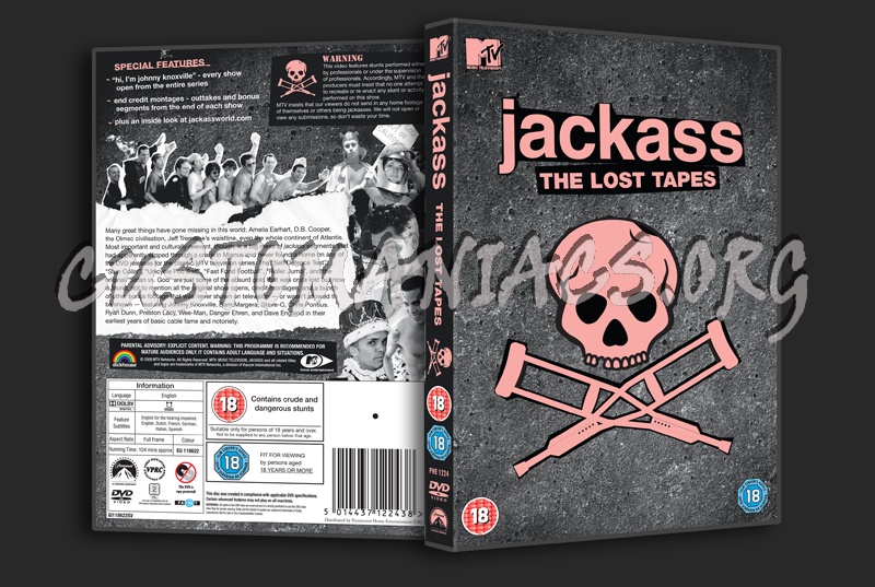 Jackass The Lost Tapes dvd cover
