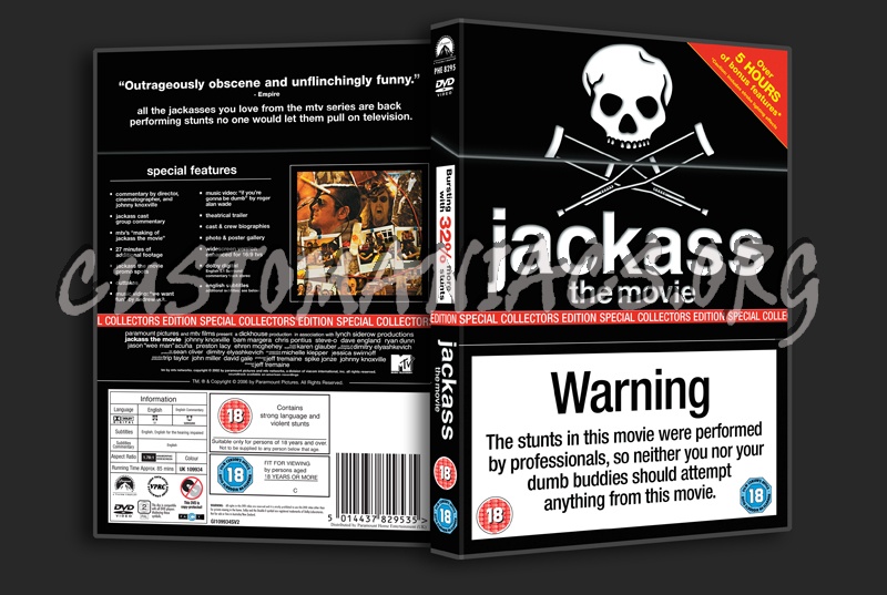 Jackass - The Movie dvd cover