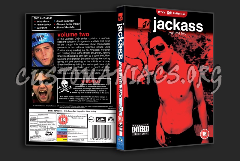 Jackass Volume 2 dvd cover