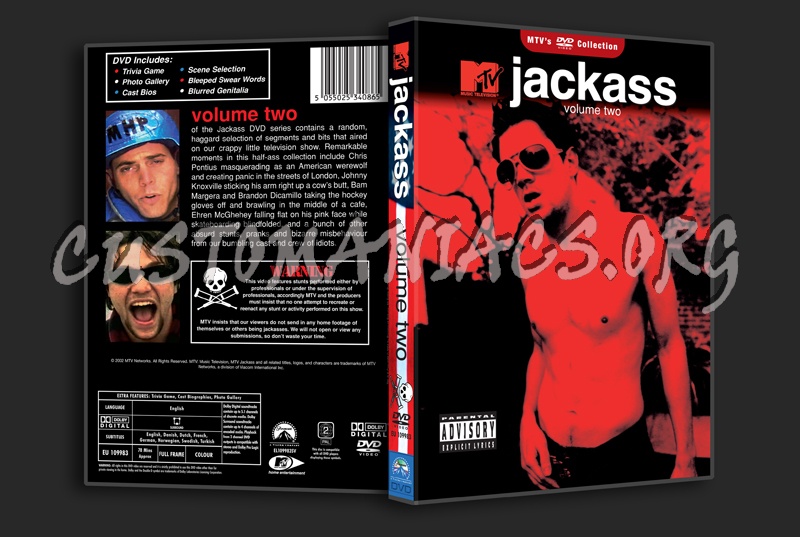 Jackass - Volume 2 dvd cover