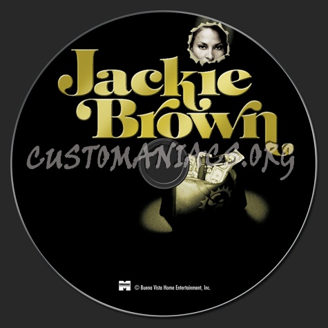 Jackie Brown dvd label