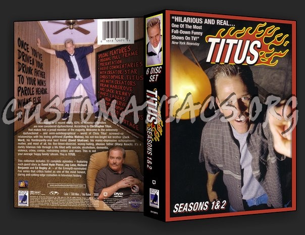 Titus Season 1-2 dvd cover