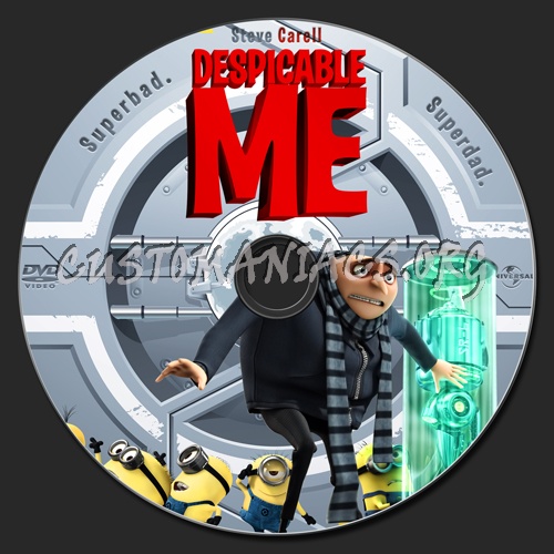 Despicable Me dvd label