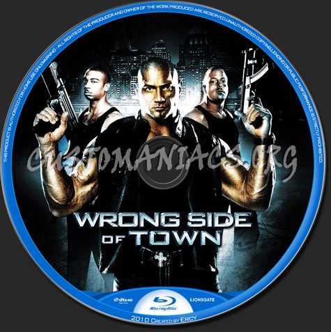 Wrong Side Of Town blu-ray label