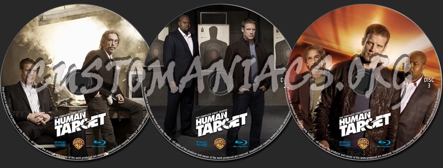 Human Target - Season One blu-ray label