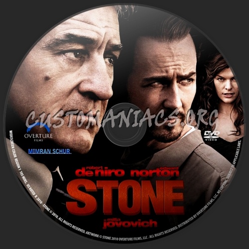Stone dvd label