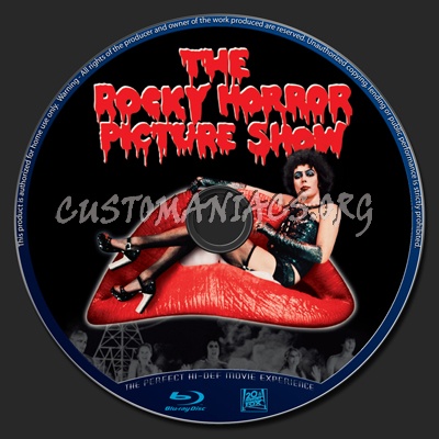 The Rocky Horror Picture Show blu-ray label