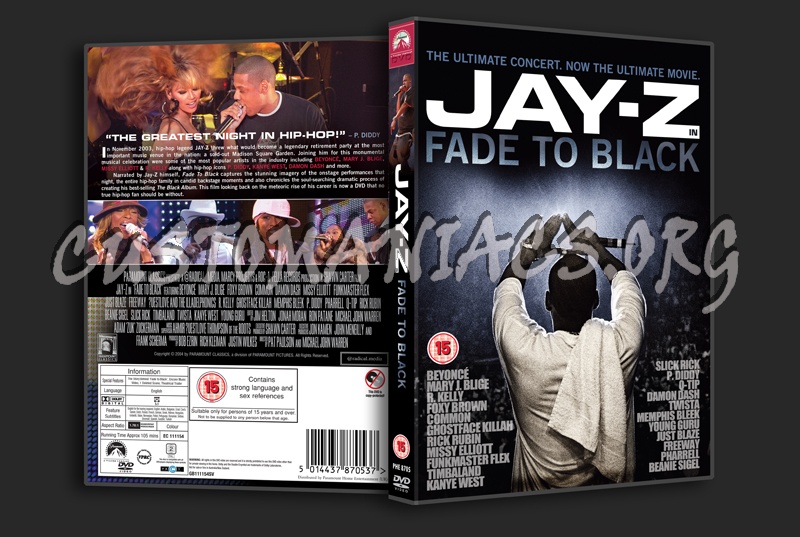 Jay-Z Fade to Black dvd cover
