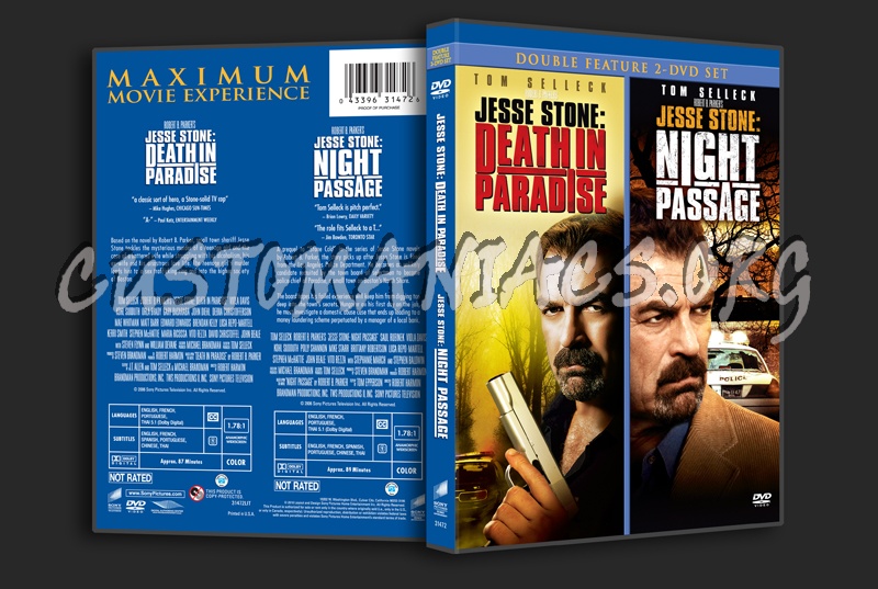 Jesse Stone: Death in Paradise / Night Passage dvd cover