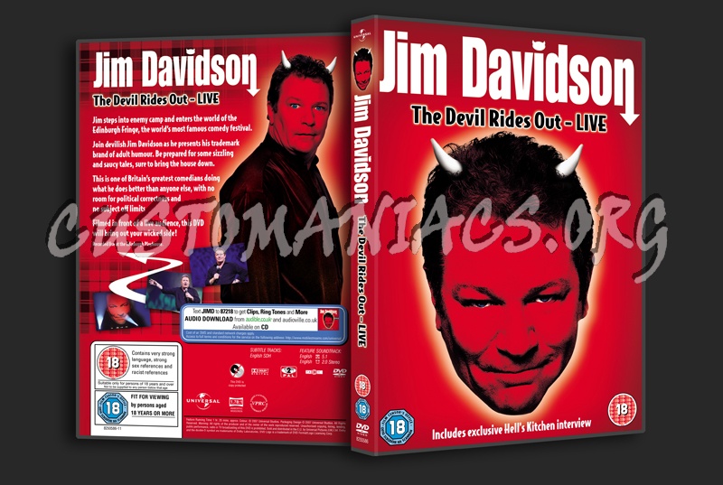 Jim Davidson The Devil Rides Out-Live dvd cover