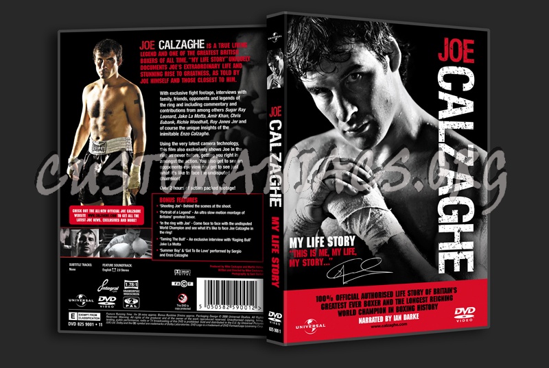 Joe Calzaghe My Life Story dvd cover