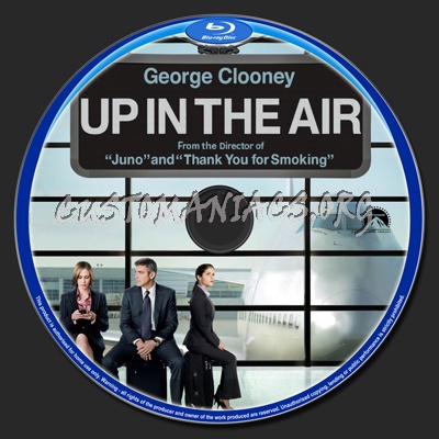 Up In The Air blu-ray label