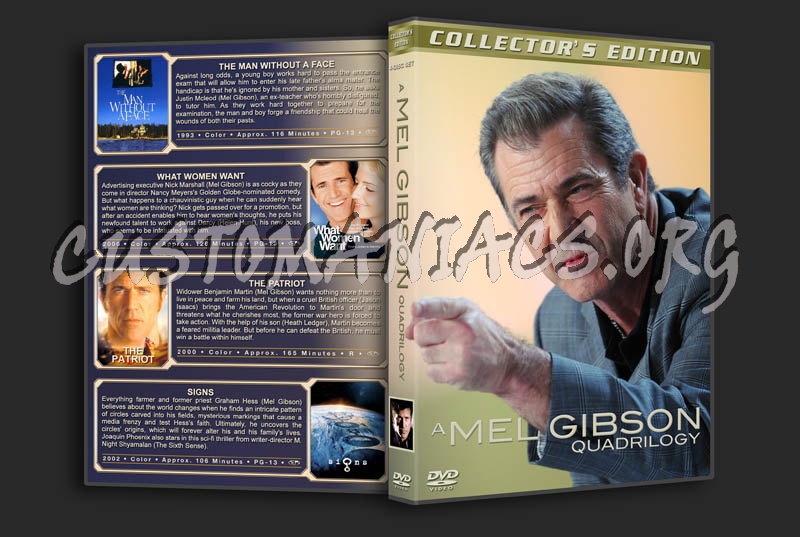 A Mel Gibson Quadrilogy dvd cover