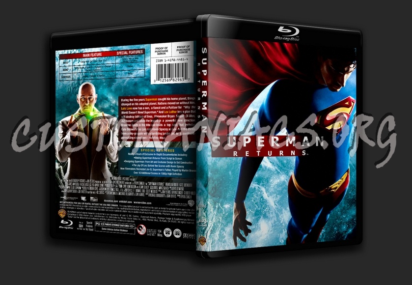 Superman Returns blu-ray cover