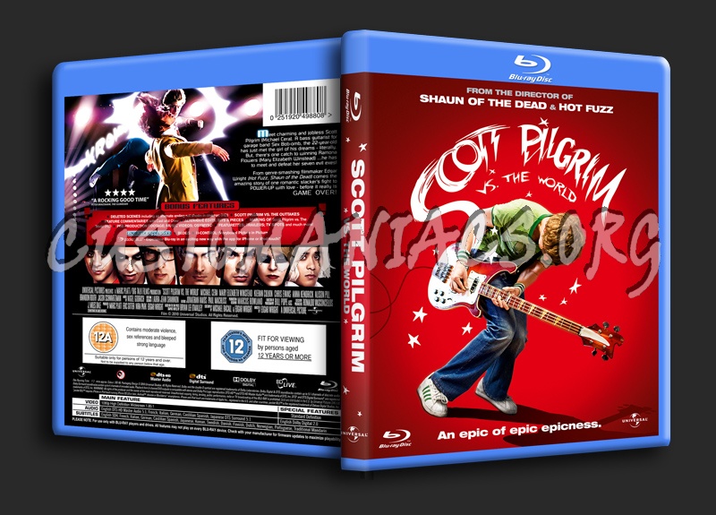 Scott Pilgrim vs. The World blu-ray cover