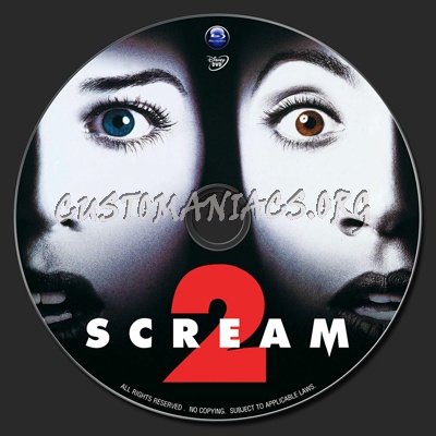 Scream 2 blu-ray label