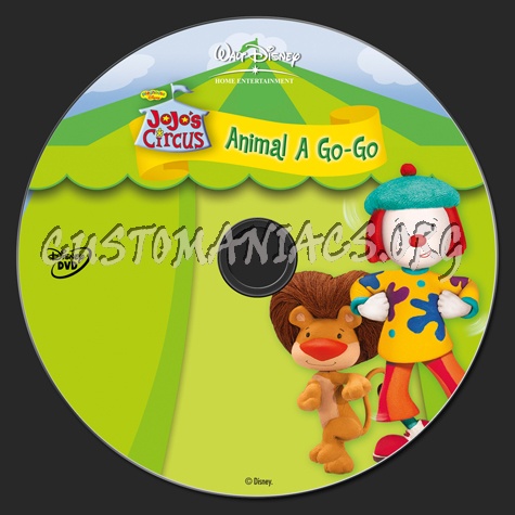 Jojo's Circus Animal A Go-Go dvd label