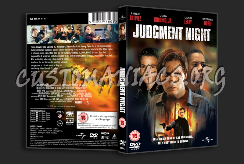 Judgment Night dvd cover