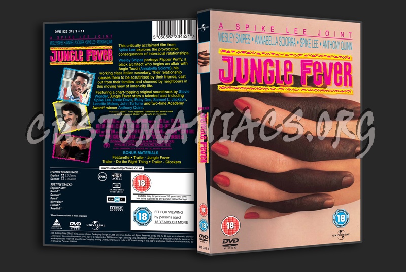 Jungle Fever dvd cover
