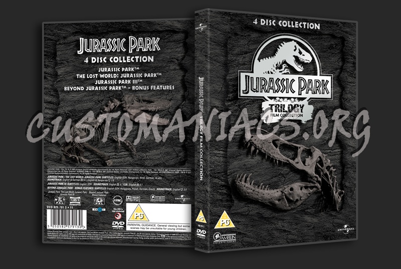 Jurassic Park Trilogy dvd cover