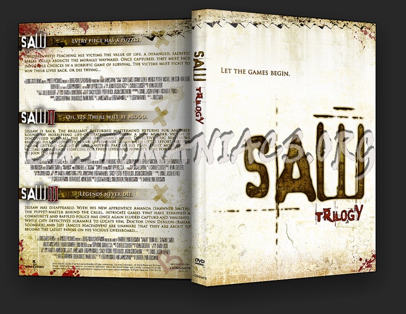 SAW Collection (SAW IV added) dvd cover