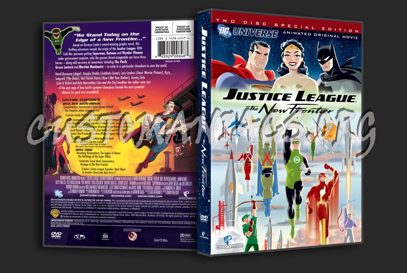 Justice League The New Frontier dvd cover