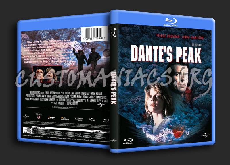 Dante's Peak blu-ray cover