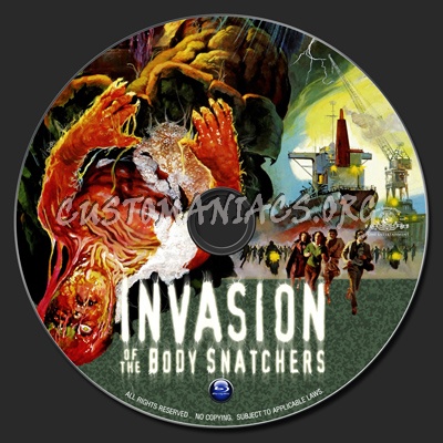 Invasion Of The Body Snatchers (1978) blu-ray label