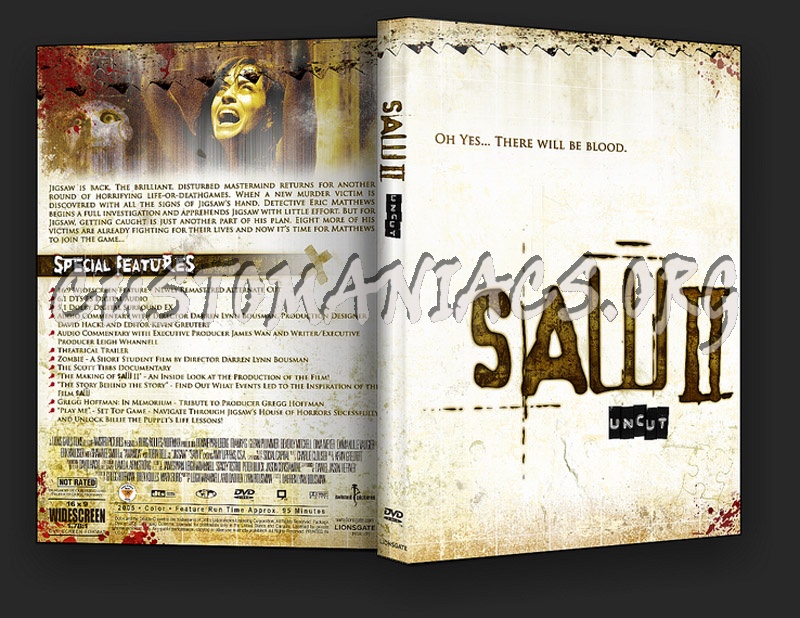 Saw II dvd cover